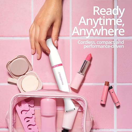 Miniatura 4 de PalmPerfect Recortadora de pelo corporal para mujer, recortadora de bikini para mujer, afeitadora eléctrica de deslizamiento suave para mujeres,