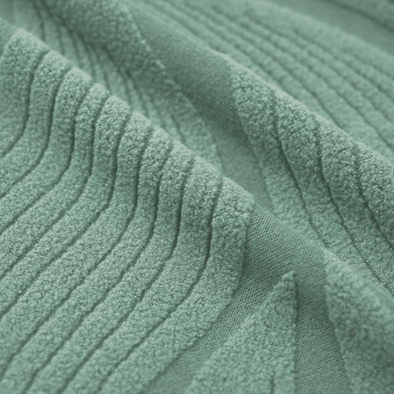 Stretch Esszimmer Schalenstuhlhussen 2/4/6er-Set,Abnehmbare und Waschbare Stuhlhussen für Küche und Esszimmer mit Elastischem Saum(PEA Green,6Pcs)