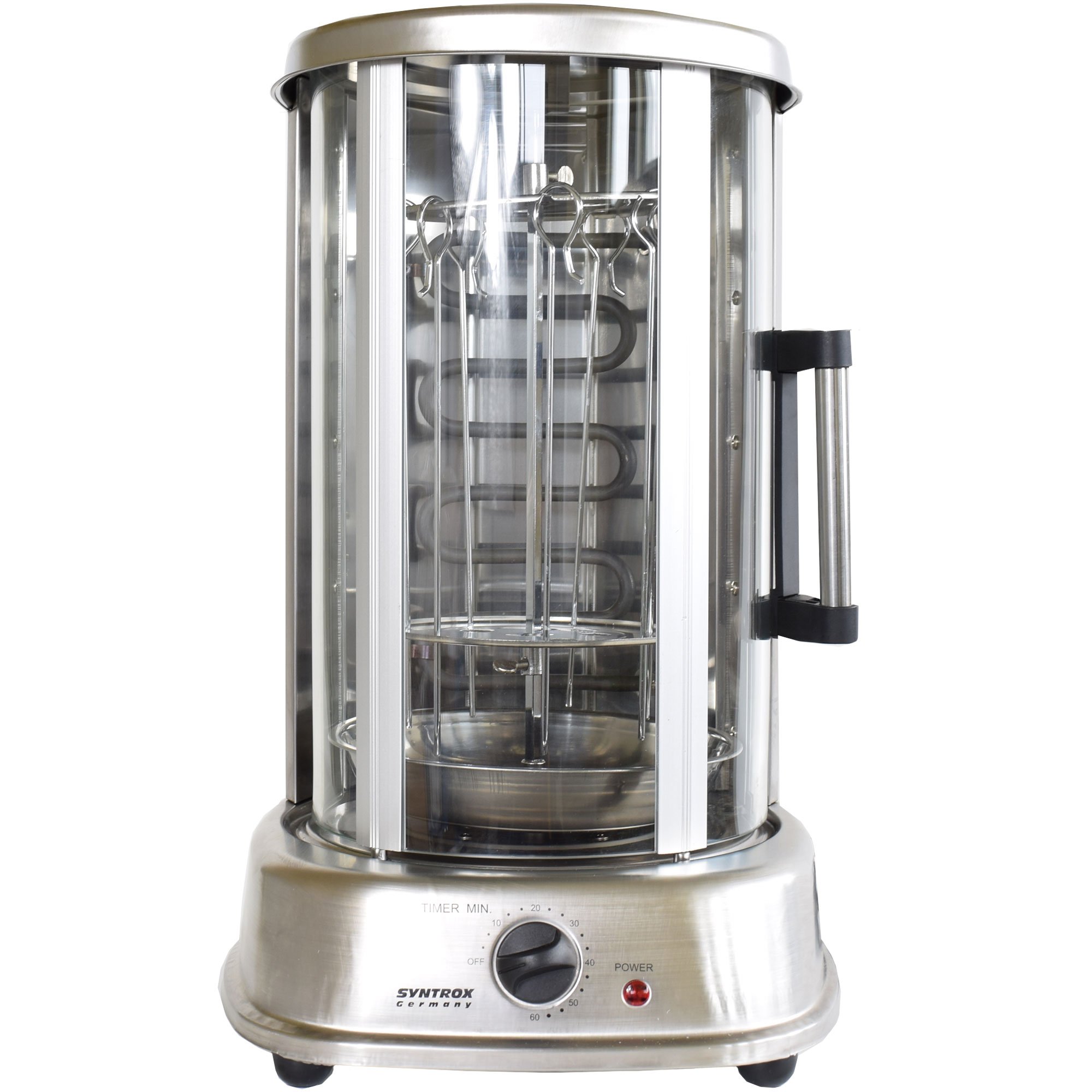 Syntrox Germany Edelstahl Dönergrill Gyrosgrill Hähnchengrill R-8121 Inox