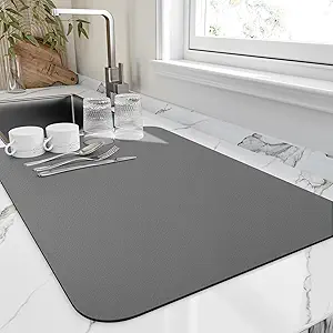 8 Best Dish Drying Mats for Kitchen Counter 7 8 Best Dish Drying Mats for Kitchen Counter