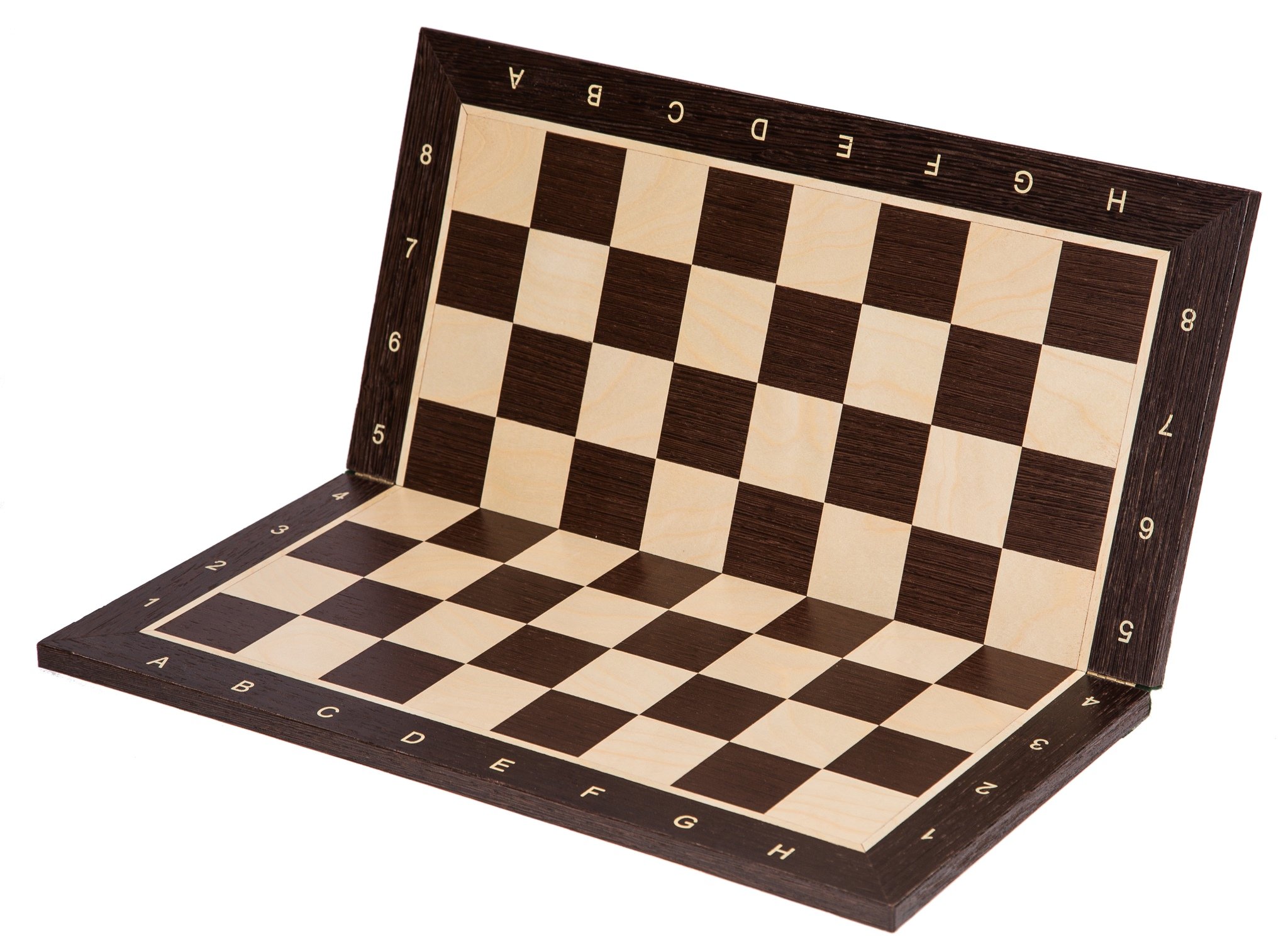 Square - Pro Schachbrett Nr. 5 - Wenge SK - Faltbar - Feld 50 mm - Schachspiel aus Holz