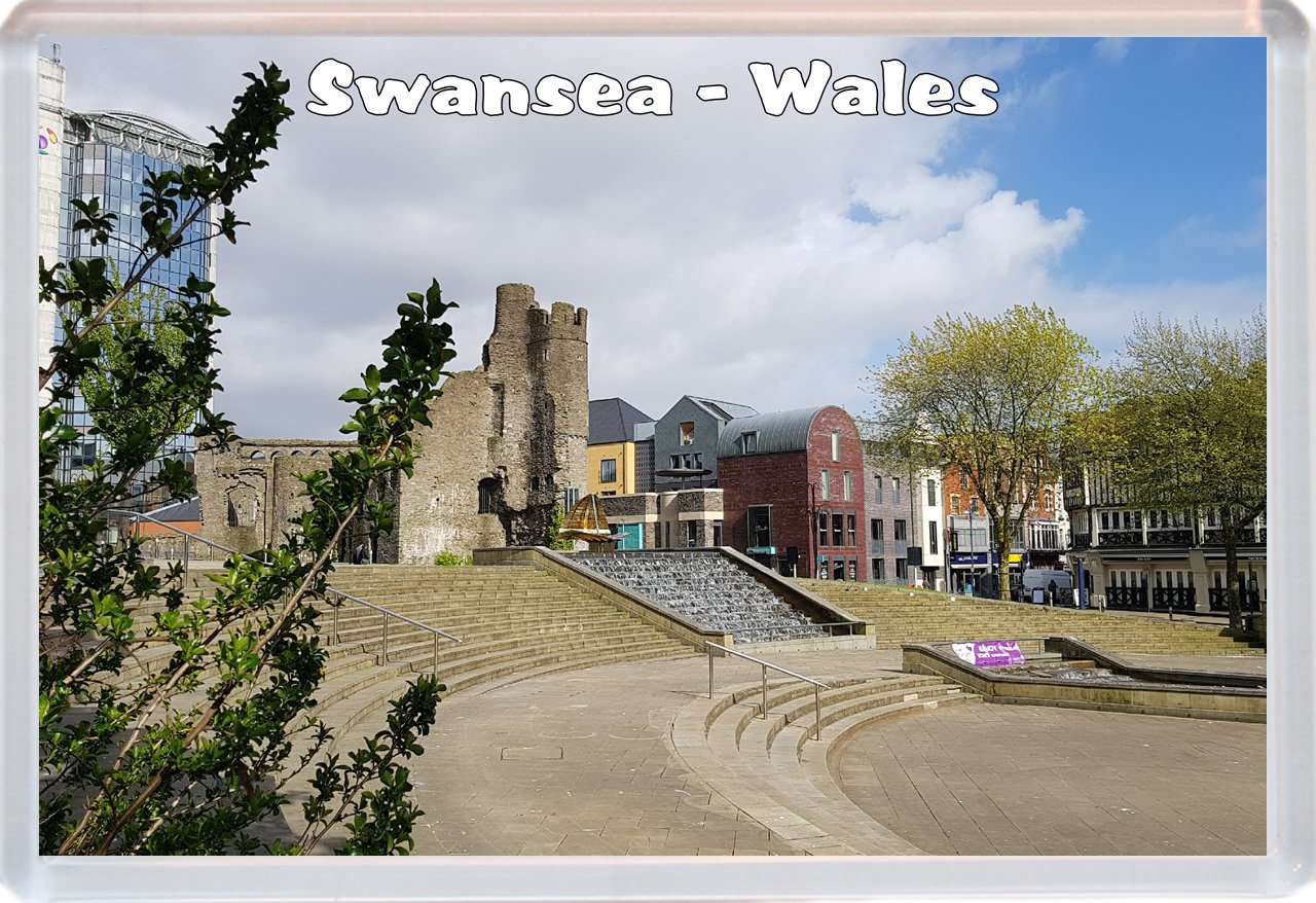 Baked Bean Store Swansea - Wales - Jumbo Fridge Magnet Bbsm275