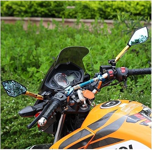Miniatura 2 de LHSM Espejo retrovisor universal de motocicleta CNC de aluminio para Jawa BMW S1000r para Honda Shadow 750 Pcx 125 para Yamaha TDM 850 Cb400 Espejo