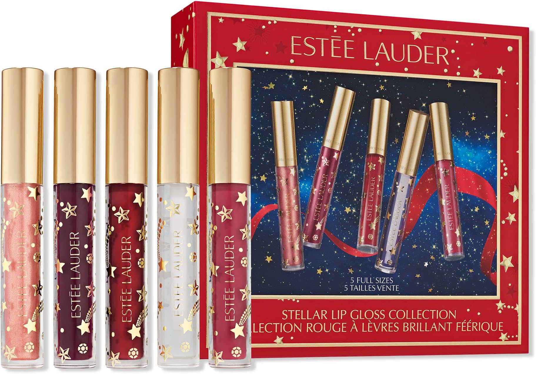 Estee Lauder Stellar Lip Gloss Collection Holiday Makeup Gift Set