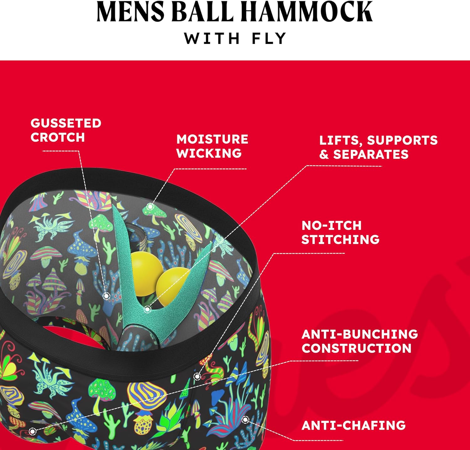 Shinesty Ball Hammock Boxer Brief - Pouch Underwear For Men with Fly - Image 2