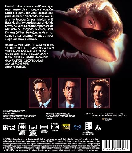 Vista 2 de El Cuerpo del Delito 1993 Body of Evidence
