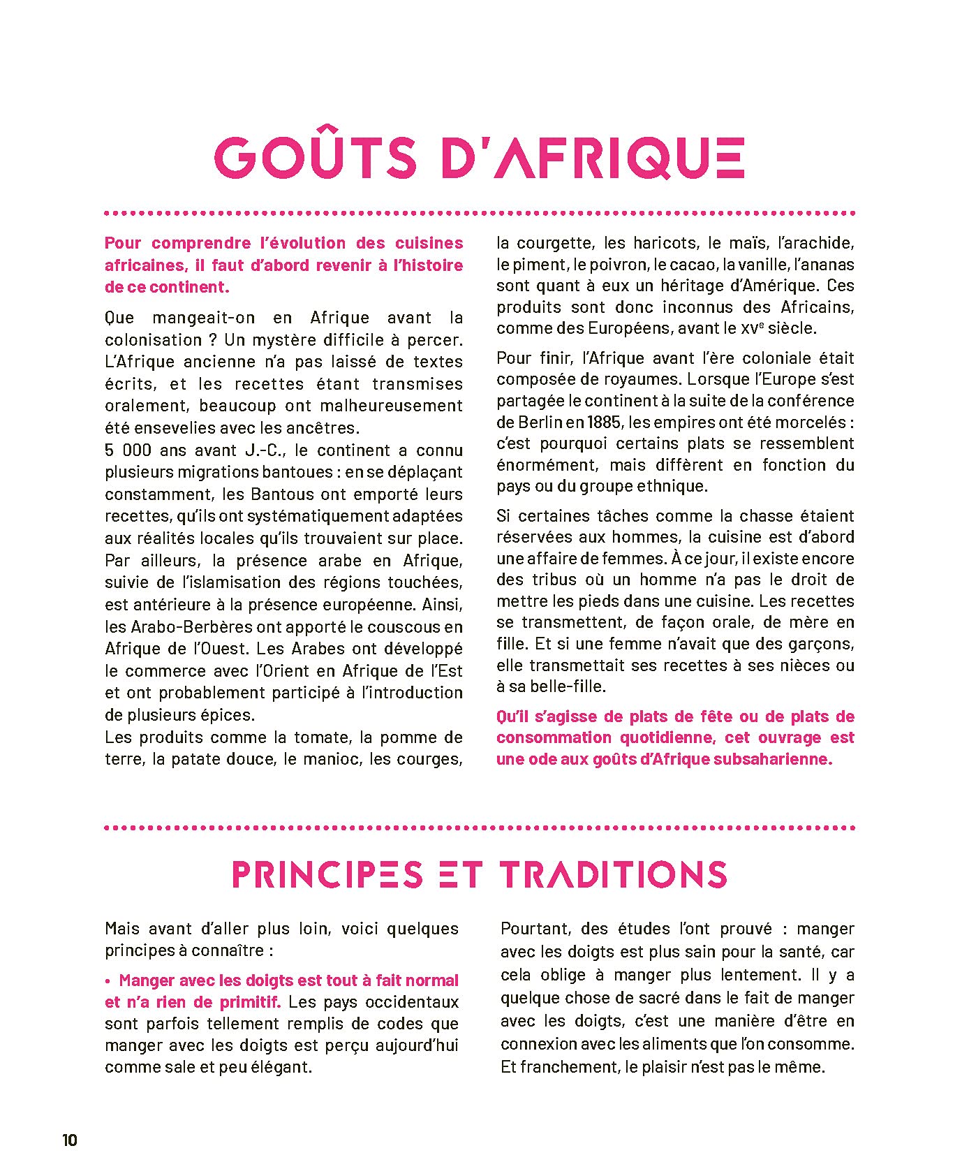 Goûts d'Afrique: Recettes et rencontres