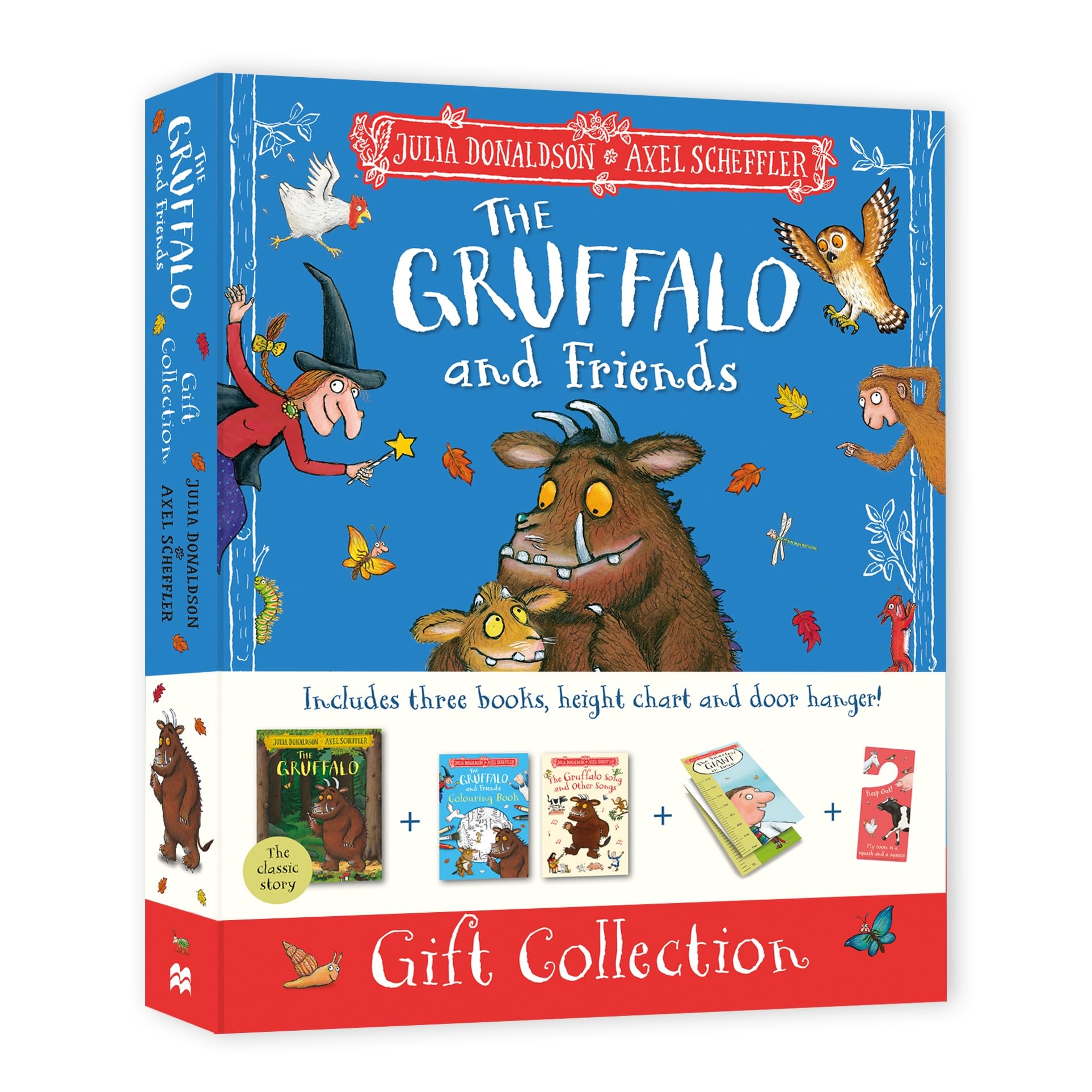 The Gruffalo and Friends Gift Collection: Three books plus a height chart and door hanger!