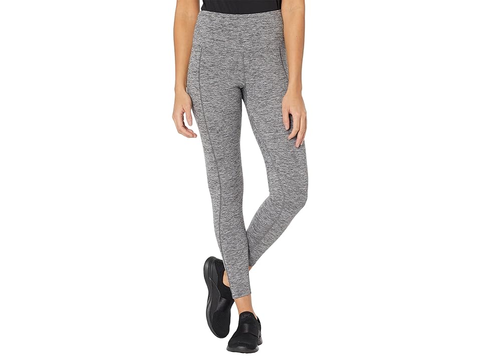 Hot Chillys Clima-Trek Tights (Grey Heather) Women's Casual Pants INTERNATIONAL SHIPPING