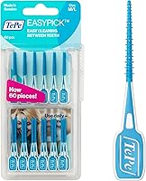 Vista 7 de TEPE Púas de hilo dental, palillos de dientes, palitos de hilo dental, EasyPicks M/L, azul, paquete de 36