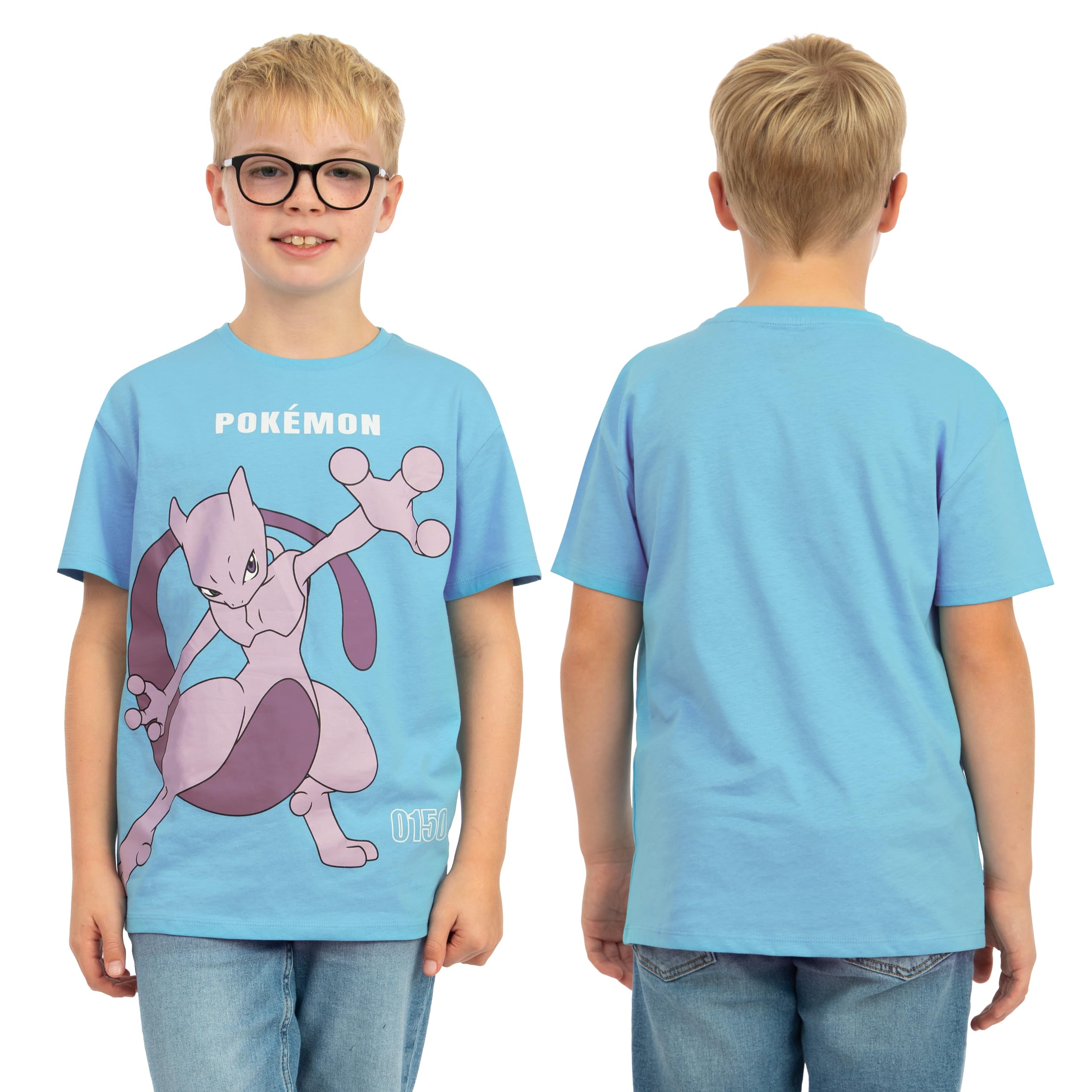 Pokémon Lot De 3 T-Shirts, T-Shirts A Manches Courtes Garçon, T Shirt Gamer, T Shirt Enfant Garcon - 3