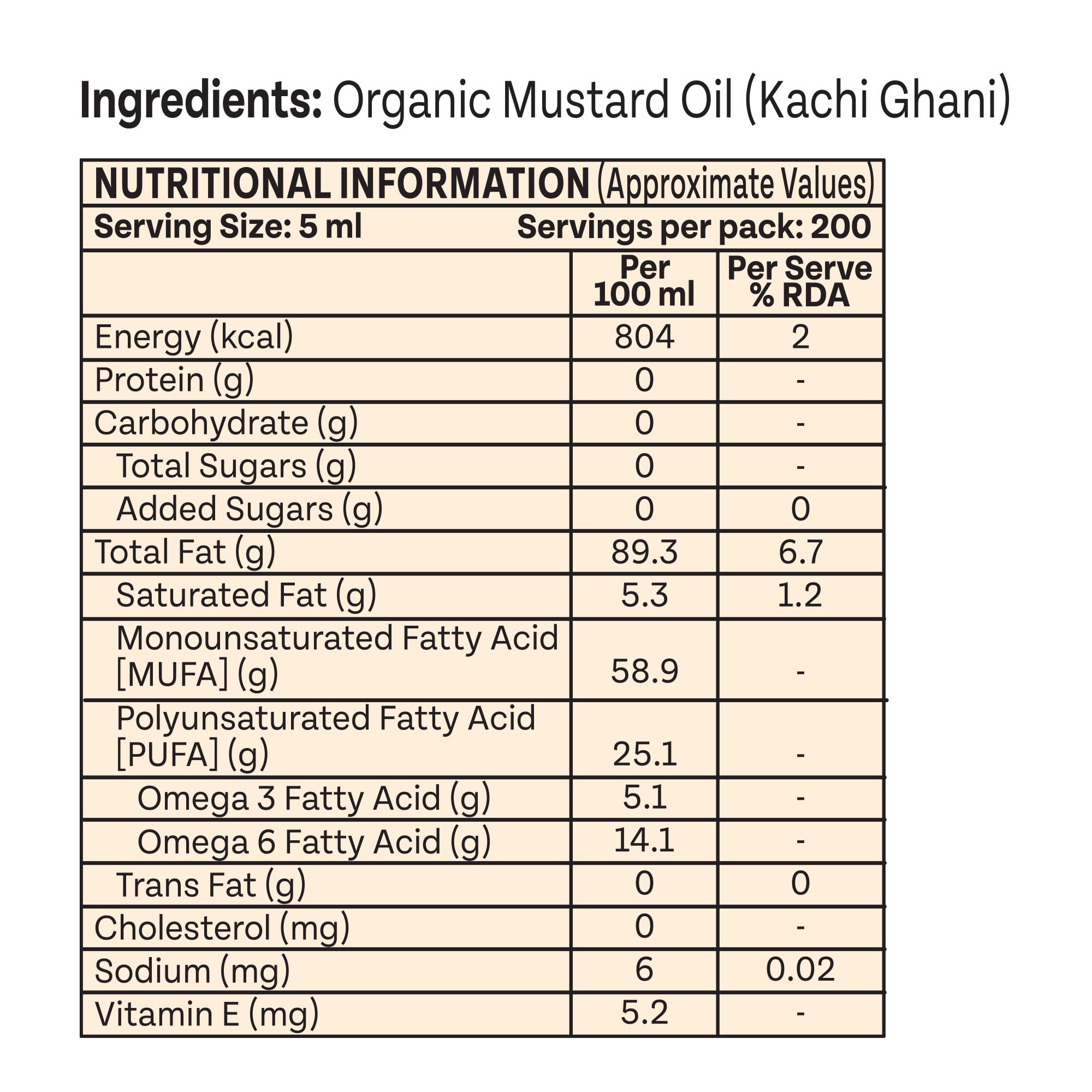 Organic India Mustard Oil, 1000ml | Lab Tested on 250+ Parameters | Certified Organic| Cold Pressed Oil | Kachi Ghani Sarso Ka Tel with Natural Flavour | Perfect for Daily Cooking and Healthier living product image 10