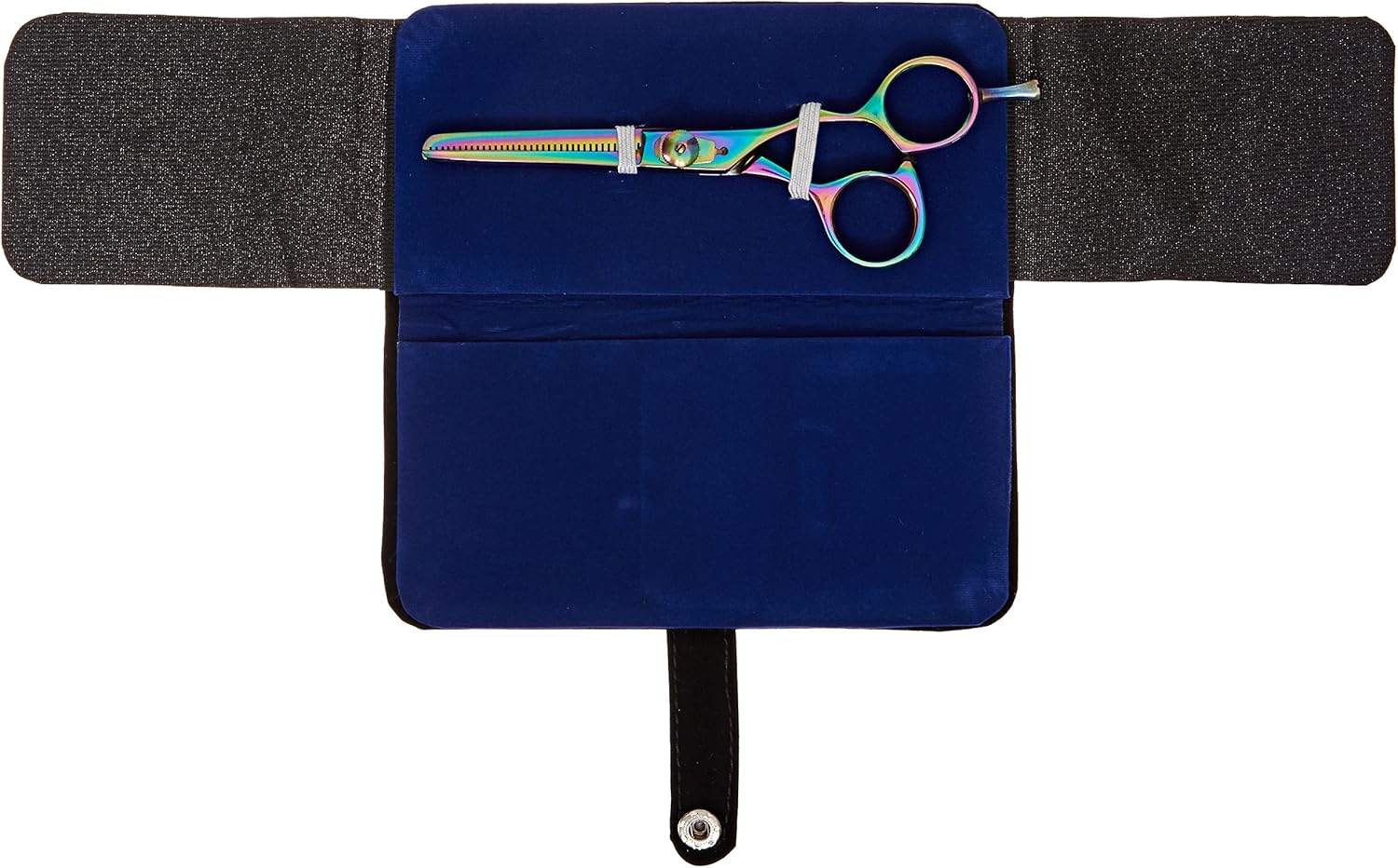 TAMSCO Thinning Shear 6.5-Inch 32 Teeth Blade Single Blade Plasma Rainbow Finish Japanese Stainless Steel Single Blade Removes 33-Percent of Hair 32 Teeth Blade Adjustable Tension Screw