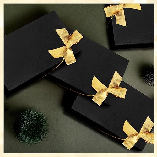 Miniatura 5 de Windyun 60 lazos elásticos para cajas de regalo de 15.74 pulgadas, lazos elásticos elásticos de San Valentín con lazos de cinta, cuerda de envolver