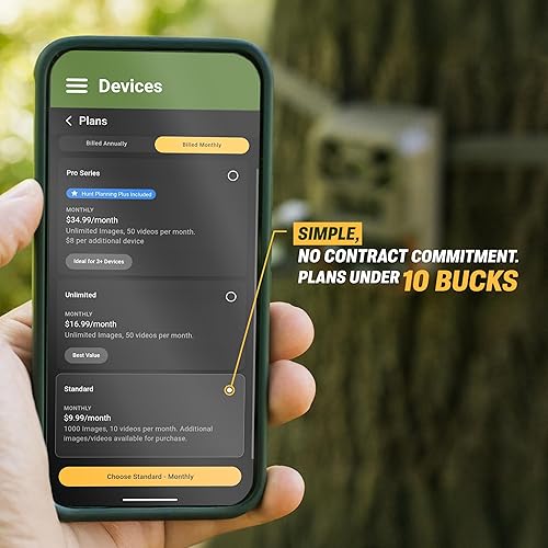 Miniatura 10 de Moultrie Edge 2 Pro Cellular Trail Camera - Auto Connect Nationwide 4G LTE - On Demand 40MP Photo - 1440P Video with HD Audio - Ai False Trigger