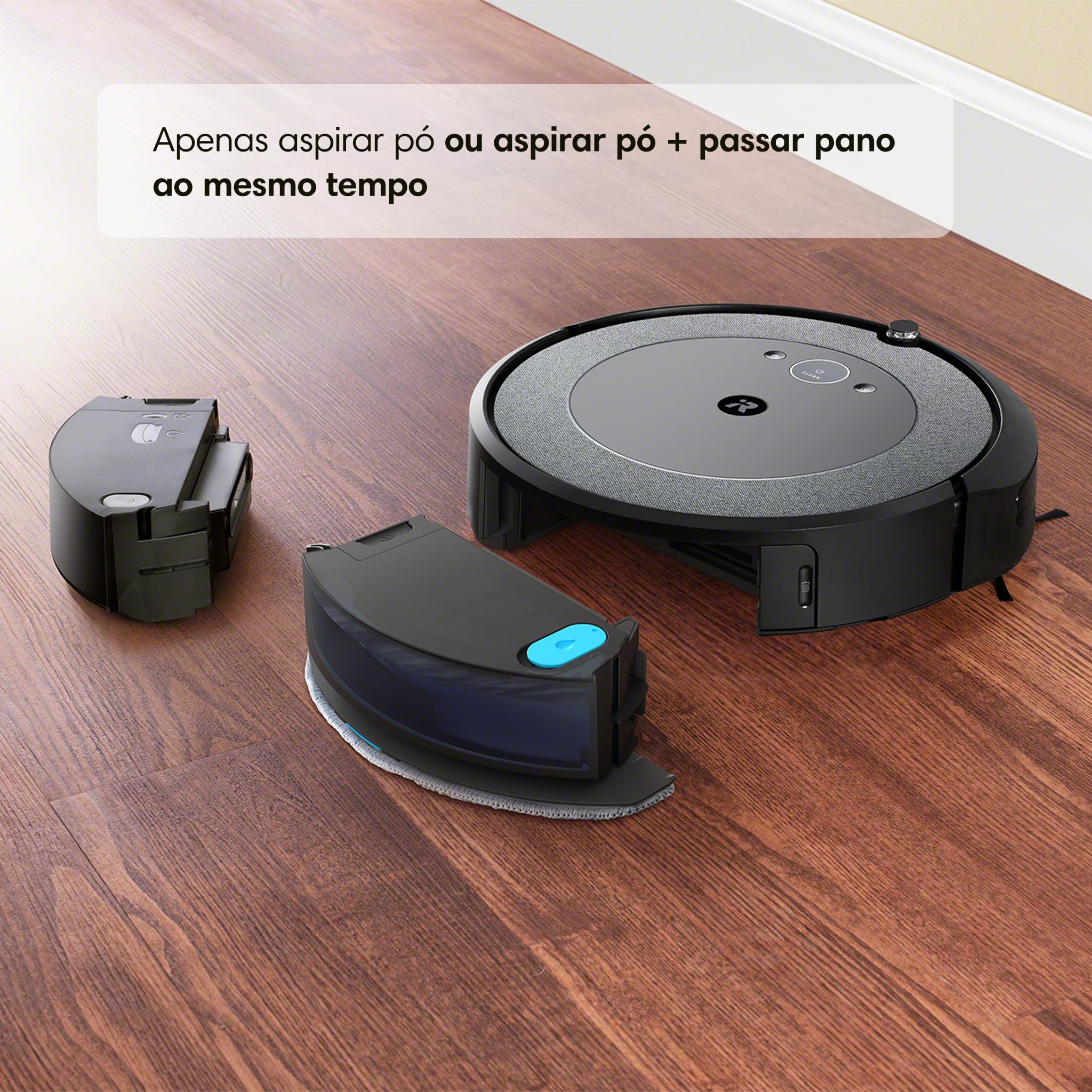 Robô Roomba i5 Combo Aspirador e Passa Pano da iRobot | Amazon.com.br