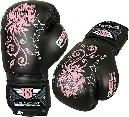 Miniatura 2 de Guantes de boxeo para niños Be Smart de 4 a 12 años, 4oz 6oz, guantes de entrenamiento para niños, guantes de boxeo juvenil, guantes de