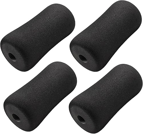 Miniatura 10 de Marcy - Rodillo de almohadillas de espuma para pies (5.5 x 3.1 x 3.1 pulgadas), espuma olímpica para banco de pesas para mesa de inversión,