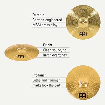 Meinl HCS Cymbal Set 20 Ride,16 Crash,14 HiHat - Cymbal Set