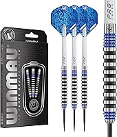 Vista 1 de Winmau Advance 500 Series - Juego de dardos de tungsteno con puntas de acero y ejes (tallos), disponible en azul y verde