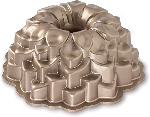 Nordic Ware Blossom Bundt Pan ,Toffee