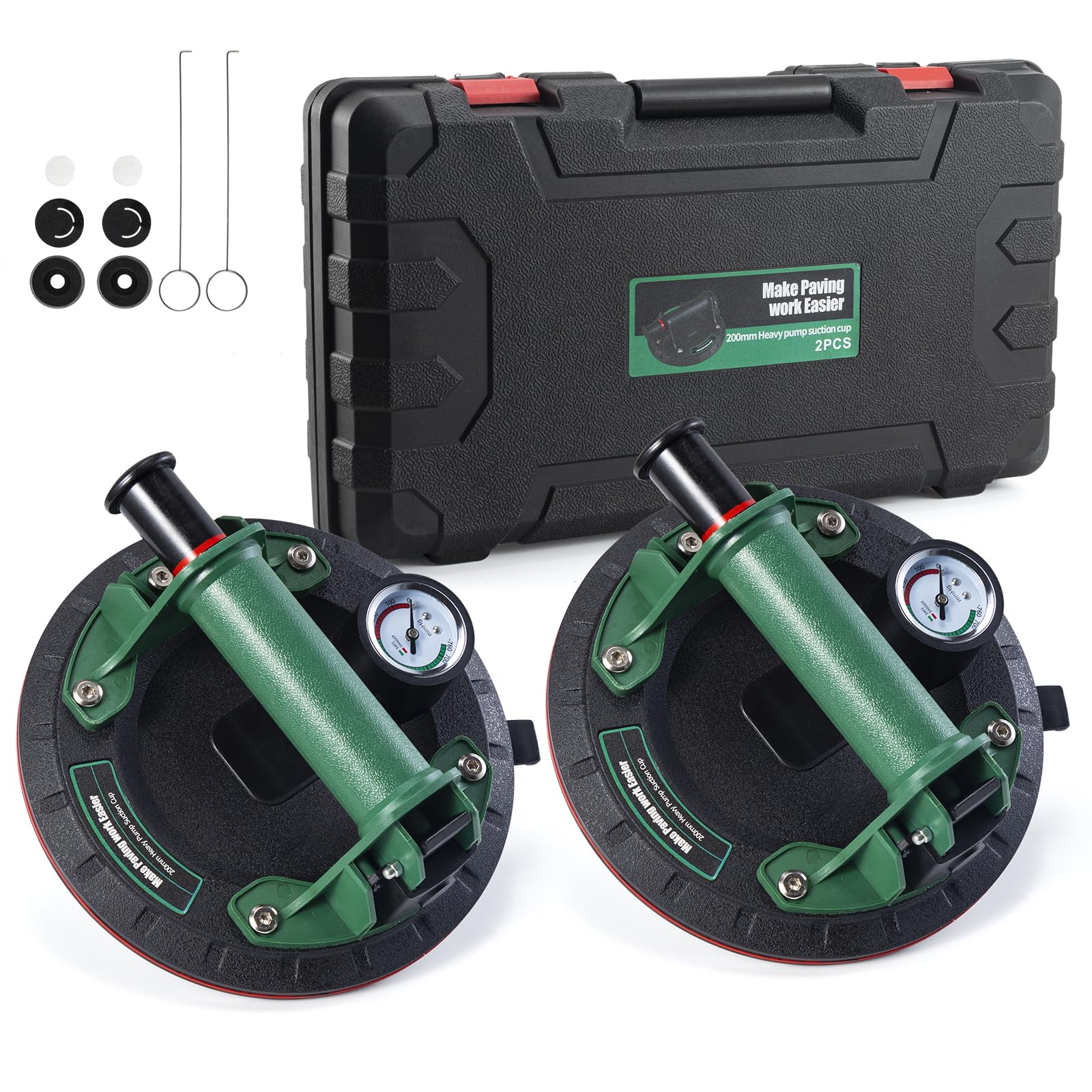8 Inch Vacuüm Zuignap 200Kg Lager Capaciteit Zware