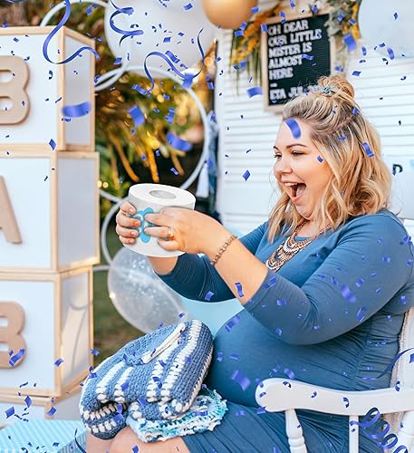 Miniatura 6 de Printed TP Holy It's a Boy! Regalo de papel higiénico impreso para revelación de género, divertido rollo para niños, regalos de fiesta de baby