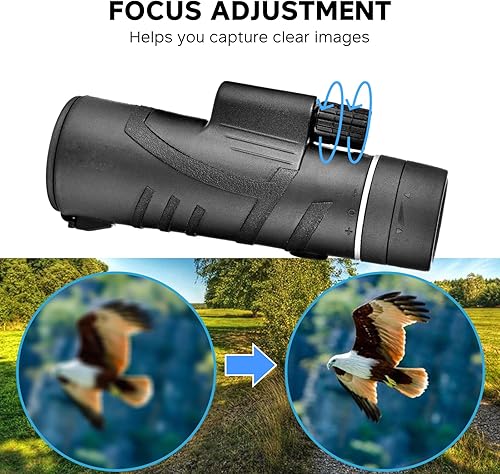 Miniatura 2 de HD Monocular, 12 x 50 Telescope, Waterproof,Portable Monocular Telescope