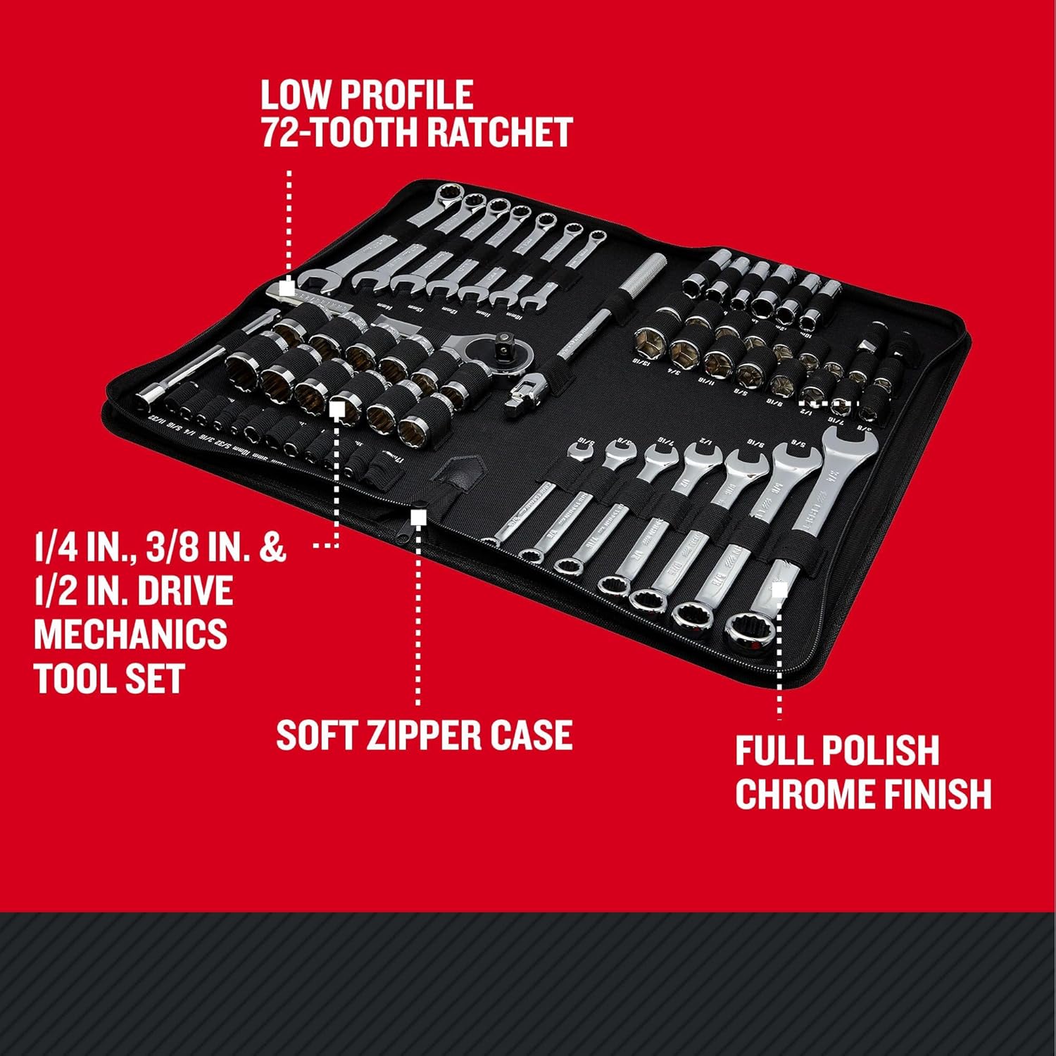 CRAFTSMAN Mobile Mechanics Tool Set, 66 Piece (CMMT12120)