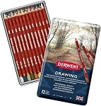 Derwent Colored Drawing Pencils, Metal Tin, 24 Count (0700672)