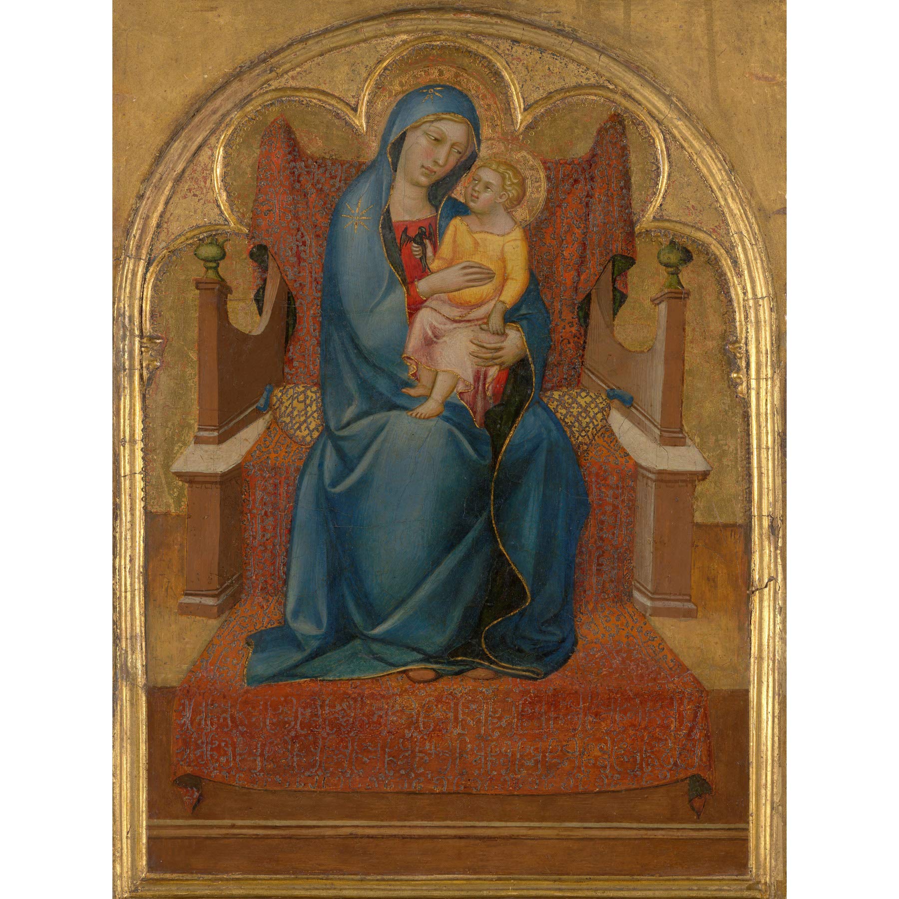 Artery8 Virgin And Child Religious Painting Large Wall Art Poster Print Thick Paper 18X24 Inch