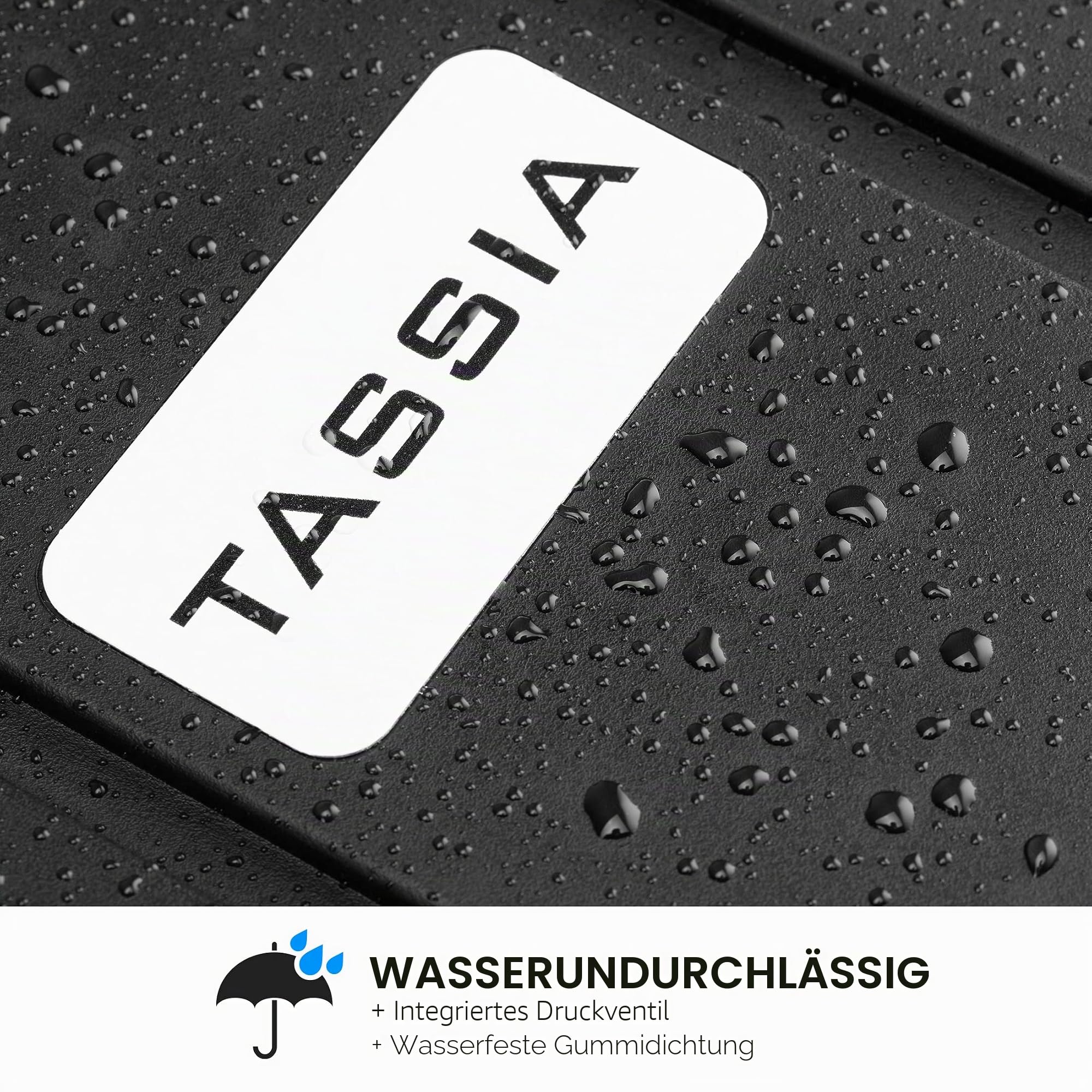 Fotokoffer Outdoor Case mit Rasterschaumstoff-Einlage Wasserdicht - Kamerakoffer Hardcase Stoßfest zum Schutz für Kamera, Objektiv und Geräte - Pistolenkoffer vielseitig anwendbar - Koffer