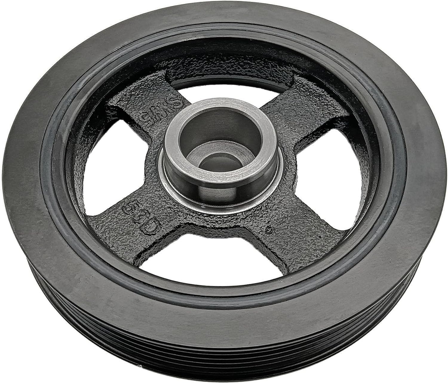 Engine Harmonic Balancer Crankshaft Pulley Compatible with Hyundai Elantra 2011-2019 Elantra Gt 2013-2020 Kona 2018-2020 Tucson 2014-2017 Veloster 2020 Kia Forte Forte5 Rondo Soul 594-431