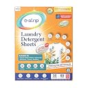 eStrip Proenzyme 5X Laundry Detergent Sheets-30 Sheets (60 Loads)|Tough on Stains,Deep Enzyme Cleaning|Pre-Soak Power|Ecofriendly Alternative to Pods, Liquid, Powder Detergent|Front & Top Load Machine gallery image