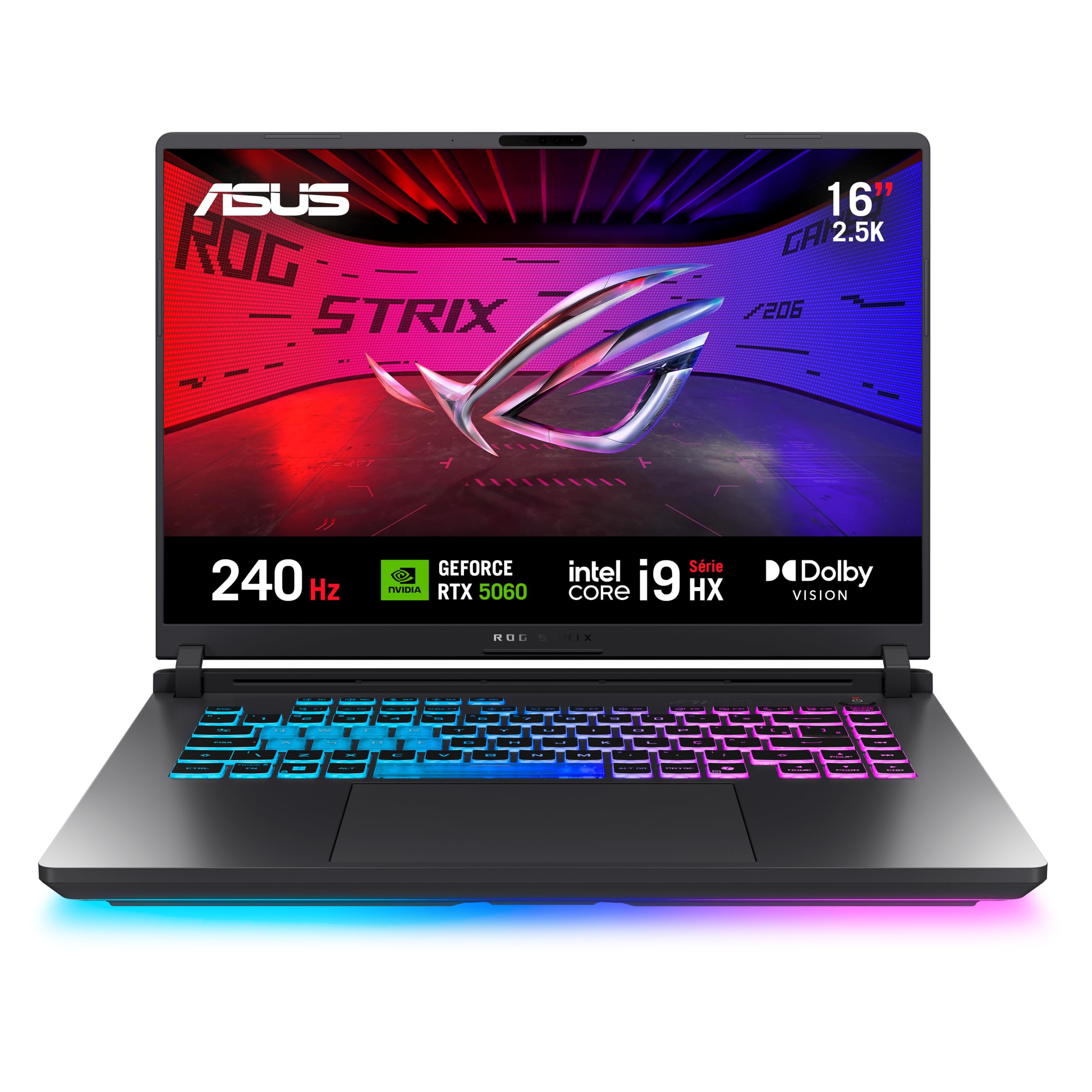 Notebook ASUS ROG Strix G16, Intel Core i9, RTX 5060, 16 GB, 512