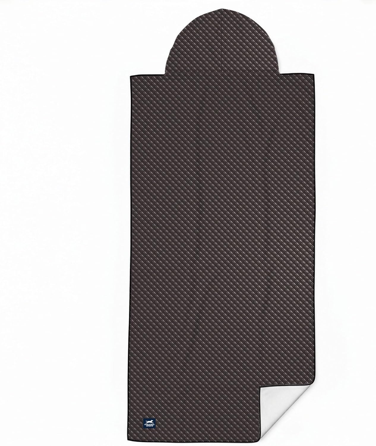 Gone For a Run Car Seat Towel Cover – Hooded Moisture-Wicking Microfiber Seat Protector – 30" x 60" – for Runners and Outdoor Enthusiasts – Run with Inspiration