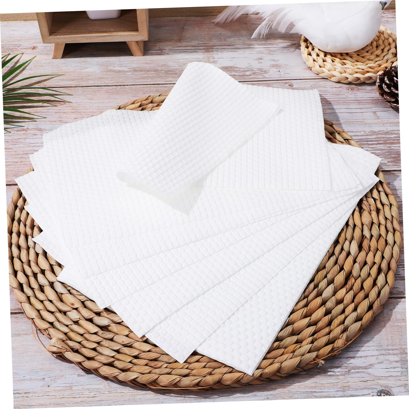 BESPORTBLE Doublure Tapis de Papier Blanc Oiseaux Oiseau Jetable et à Cage en 100 Feuilles Sûr et Pratique pour Cage de Perroquet