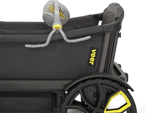 Miniatura 8 de Veer Flex Fan - Ventilador portátil para cochecito de bebé, motor ligero y silencioso de 4 velocidades que proporciona la máxima refrigeración y