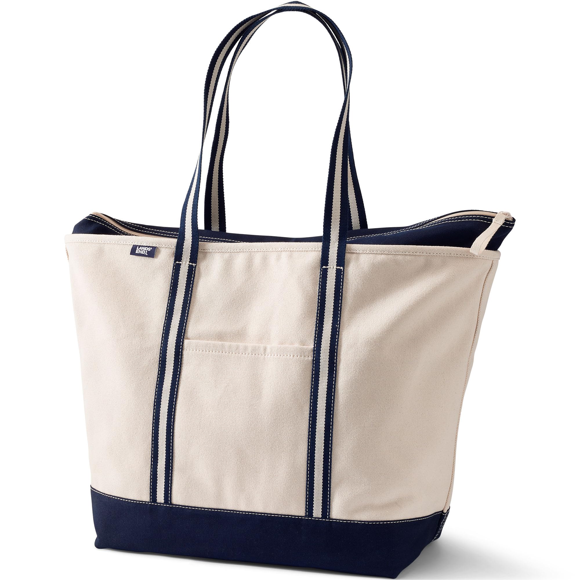 Zip Canvas Tote