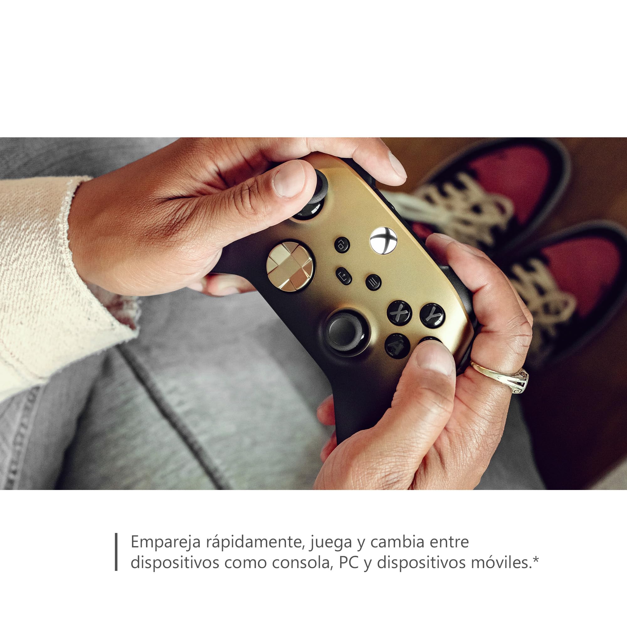Xbox Controller Wireless Gold Shadow Special Edition Series X|S, One, Windows 10/11, iOS y Android