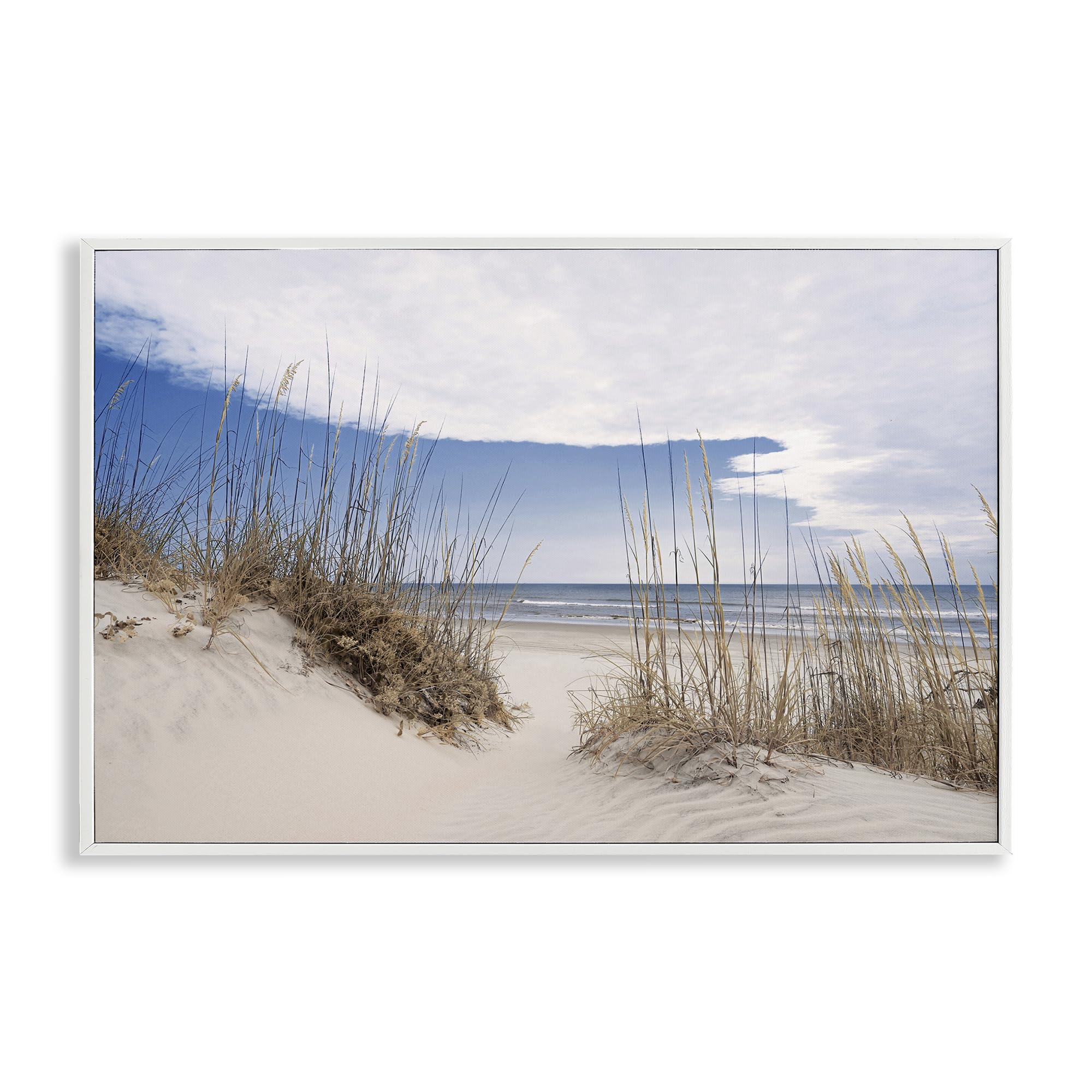 Sea Oats Sandy Dunes Coastal, 16 x 24 Inch Framed Giclée Print