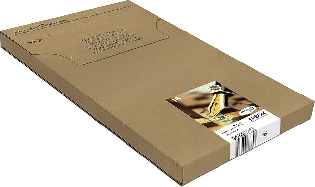 Epson 16 Pen & Crossword Genuine Multipack, Eco-Friendly Packaging, 4-colours Ink Cartridges, DURABrite Ultra Ink