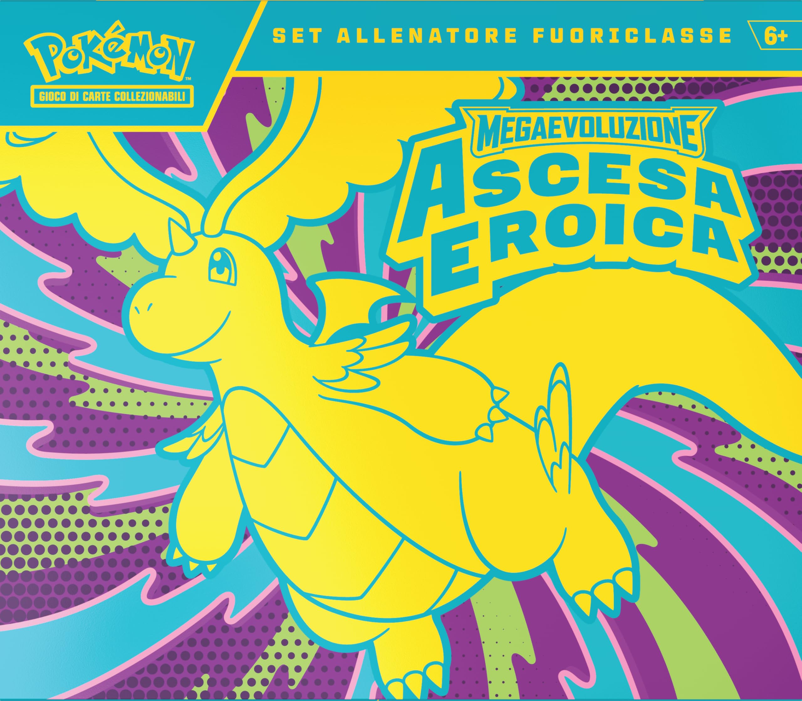 Pokémon: Megaewolucja Expansion Trener - Heroiczne powstanie GCC Pokémon (jedna karta promocyjna na pełnej długości, dziewięć worków rozszerzeń i akcesoria premium)