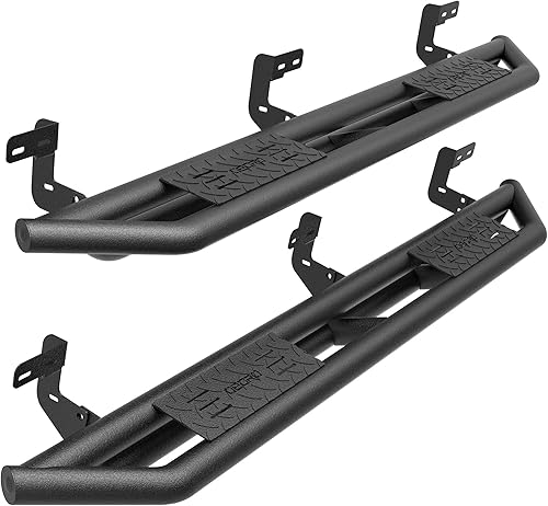 oEdRo Estribos de 6 pulgadas compatibles con Ram 1500 2009-2018 Ram 1500 2019-2023 Classic Quad Cab, escalones laterales mejorados, barras Nerf