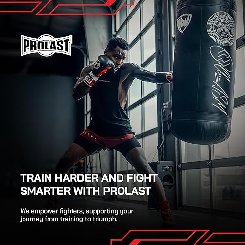 Miniatura 5 de PROLAST Heavy Punching Kicking Bag for Adults, Boxing, MMA, Martial Arts, Muay Thai, Strength Training Equipment, 5ft, 100 lbs, Classic Logo