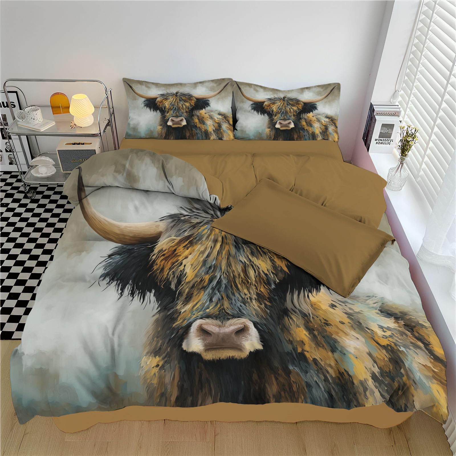 Parure de lit 2 personnes 220x240 avec housse de couette microfibre fermeture éclair ado