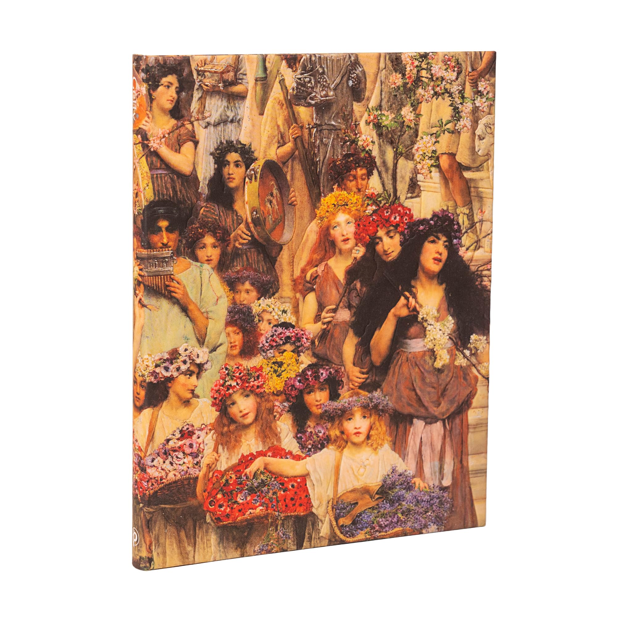 Spring (Lawrence Alma-Tadema) Ultra Unlined Hardback Journal (Elastic Band