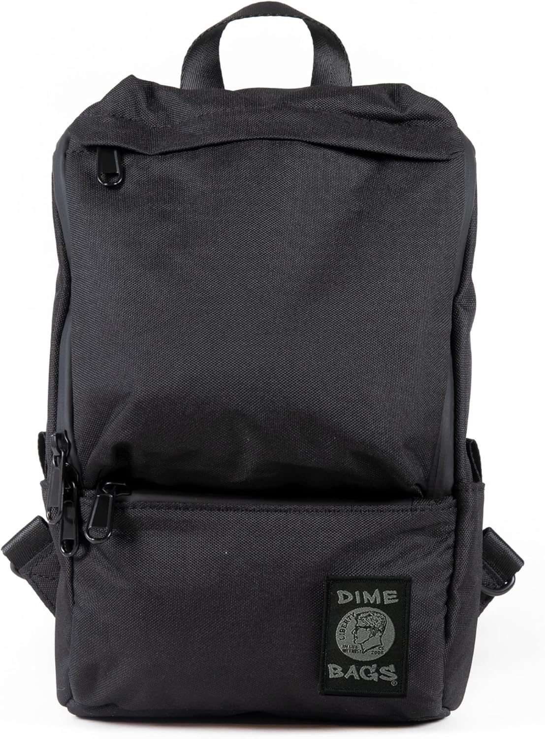 DIME BAGS Lockable Sling Backpack with Odor Sealing Carbon Lining, Scent & Spill Proof Crossbody Bag with 3-Digit Combo Lock, Water-Resistant Exterior, Adjustable Strap & Hidden Pocket (Black)