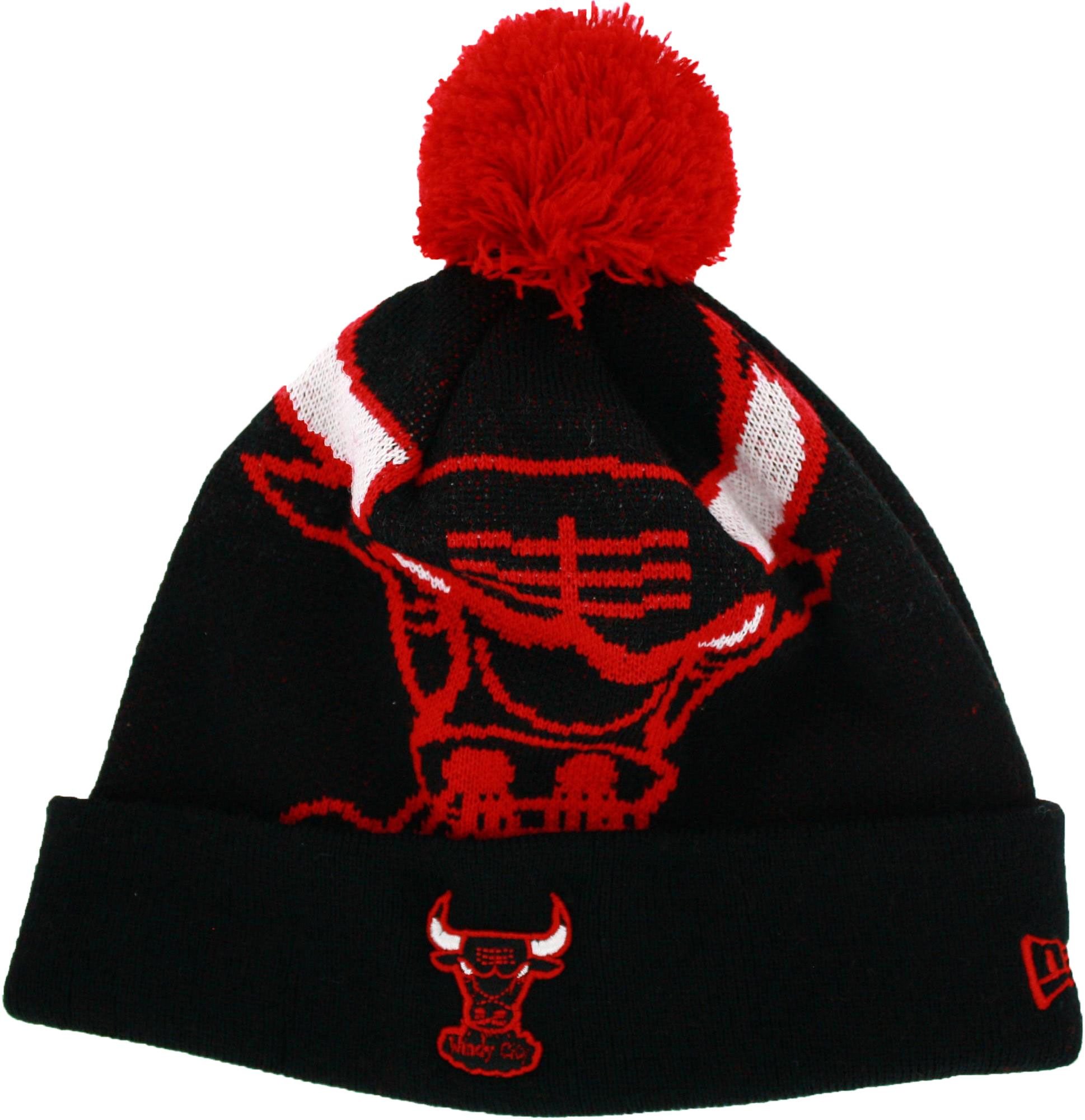 New Era Chicago Bulls Youth Woven Biggie Knit Hat