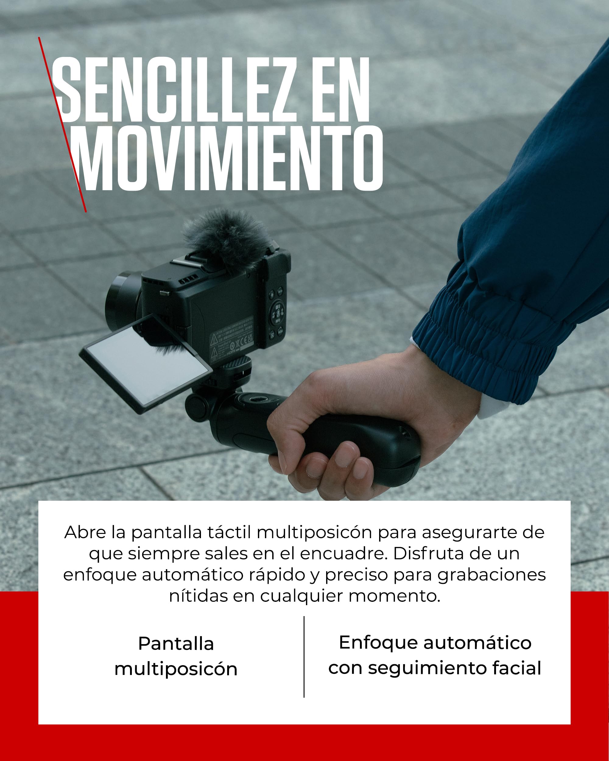 Canon PowerShot V1 - Cámara para Vlogging con Objetivo Ultra Gran Angular f/2.8 | Creadores de Contenido, Vlogs y Viajes | Conexión por USB y Wi-Fi